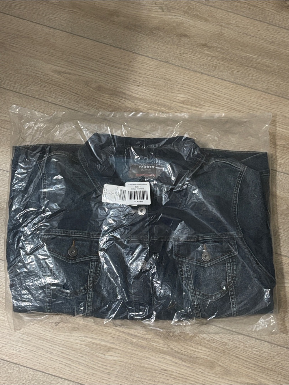 torrid Indigo Blue Denim Trucker Jacket